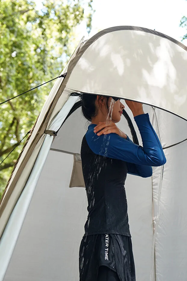 Otomatik Kurulum Duş Wc Giyinme Kabini 115x115x190